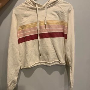 Love, Peace, and Lazydays cropped sweatshirt